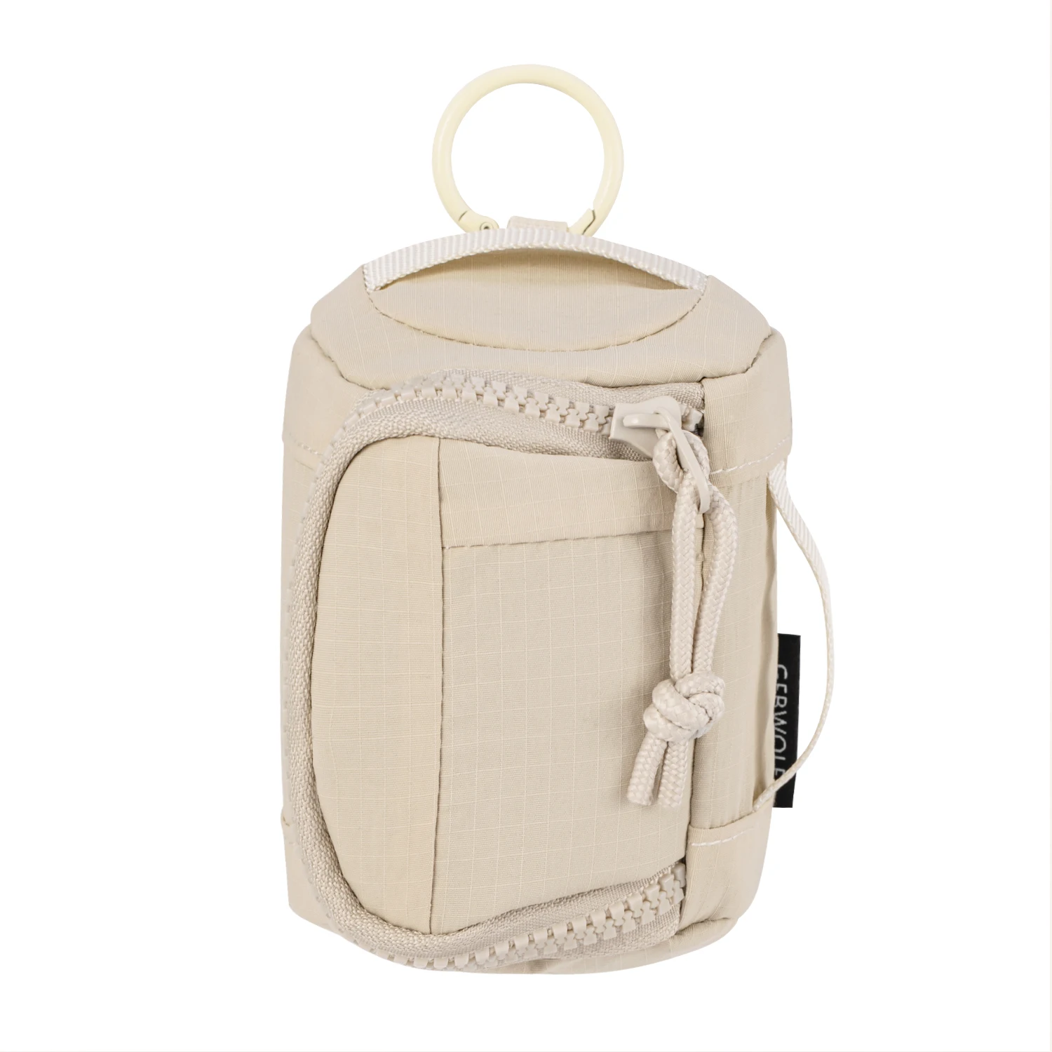 Mini-Schlüsselanhänger-Tasche, tragbare kleine Münzbörse, Etui für Ohrhörer, Kartenhalter mit Clip, Reise-Organizer-Tasche für Rucksack und Handtasche – Detail 8