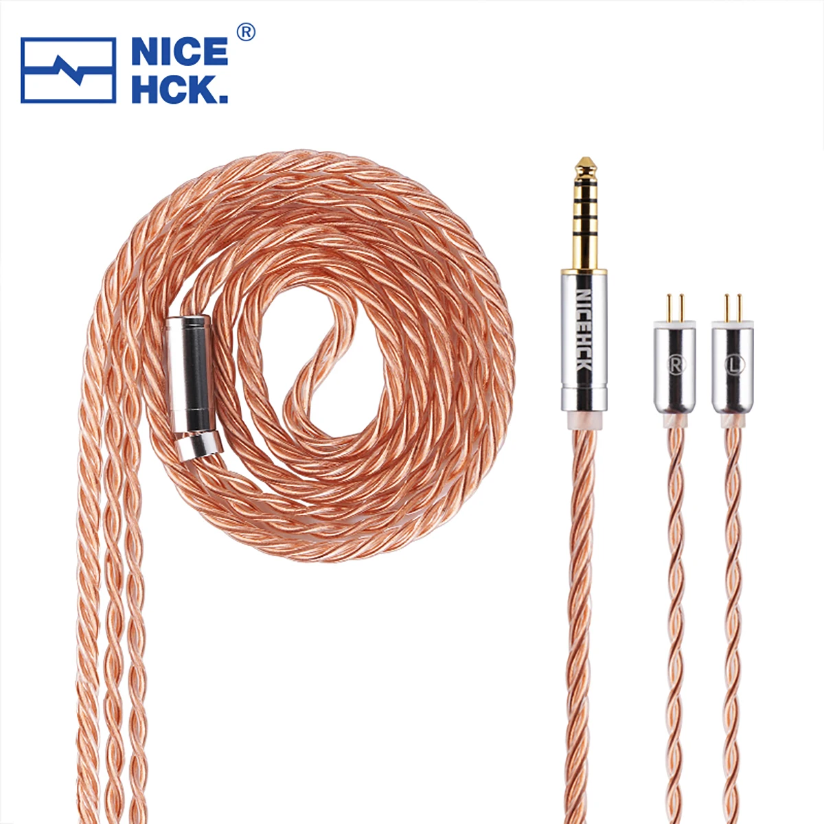 

NICEHCK cHeart 4N OFC HiFi IEM Cable Earphone Upgrade Wire 0.78 2Pin for YDX CHU II FuDU F1Pro ZERO HOLA Cadenza Forteza EW200