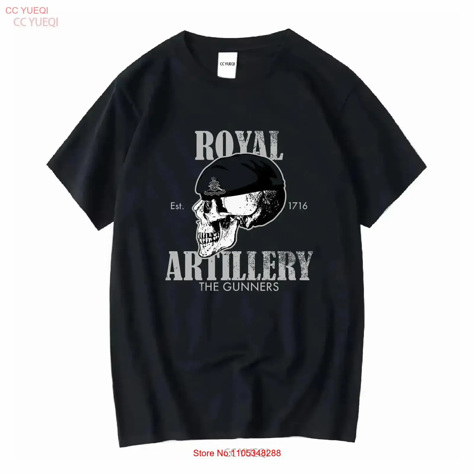 NEW LIMITED Royal Artillery The Gunners Est 1716 T Shirt vintage Washed Stylish Comfortable Versatile Casual homme  vintage