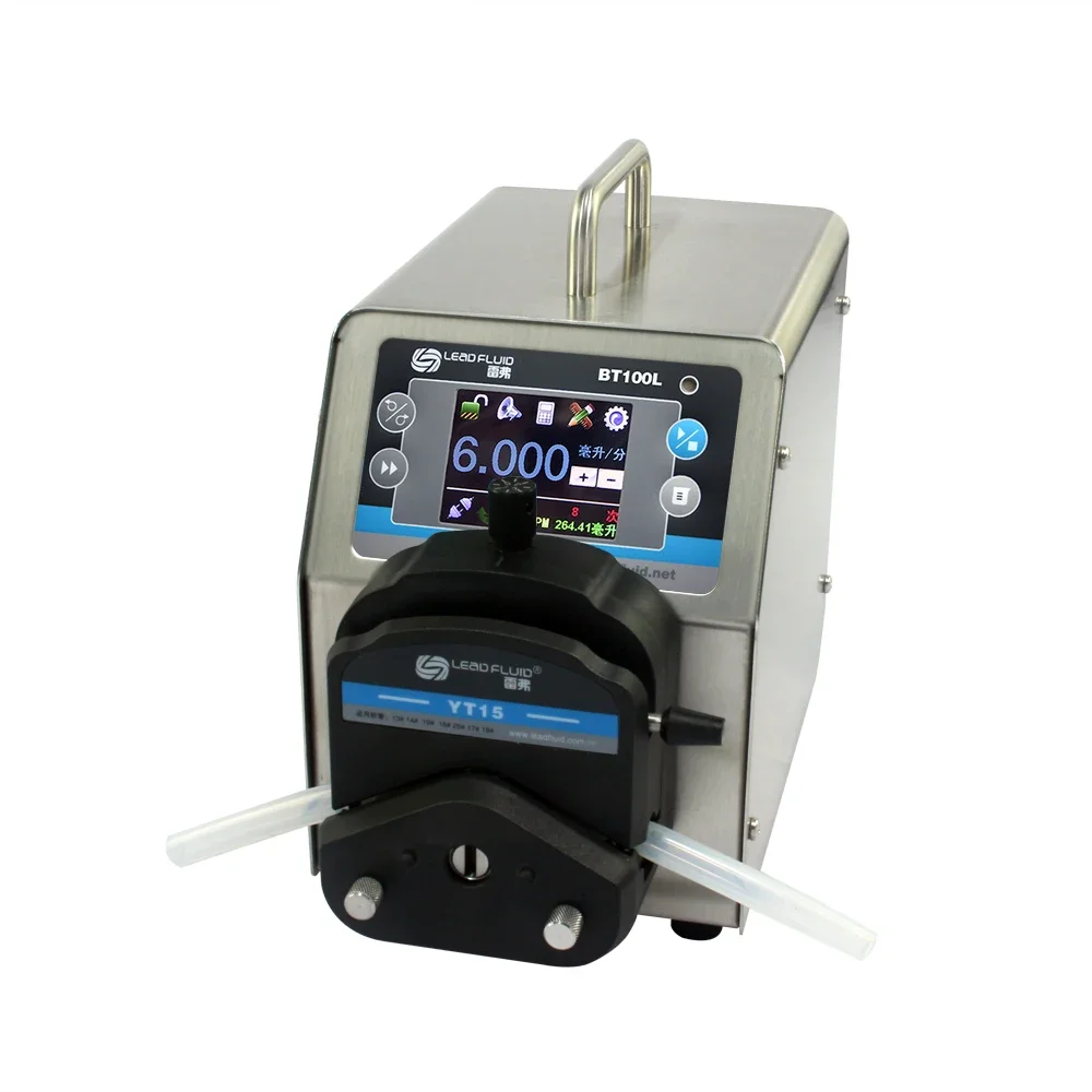 Lead Fluid BT100L  with high precision CE certified professional SPP-LabN Series standard peristaltic pump With LCD Display