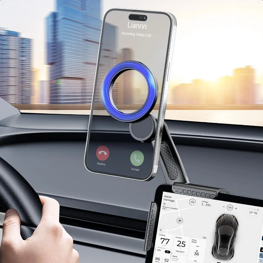 

Крепление для телефона MagSafe Автомобильное крепление Сильнейший магнит Мощность Магнитный автомобильный держатель телефона для акксессуаров 3Y S X Экран Подходит для всех телефонов