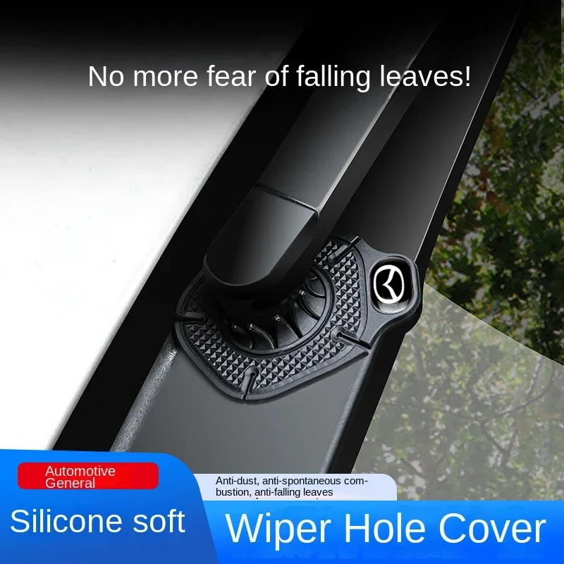 Car Windshield Wiper Hole Protective Cover Wiper Dustproof Protection Cover For Mazda 2 3 4 5 6 7 8 323 626 CX-3 5 8 9 MX-5 30