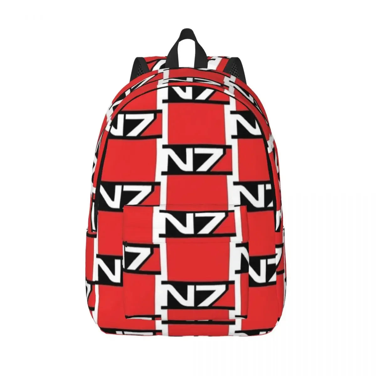 

Mass Effect N7 Teenage Backpack Outdoor Student Business Game Lover Daypack for Men Women Laptop Computer Canvas Bags