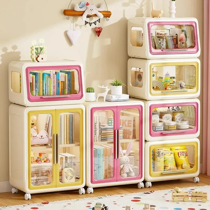 

Household storage large-capacity books and sundries cartoon locker