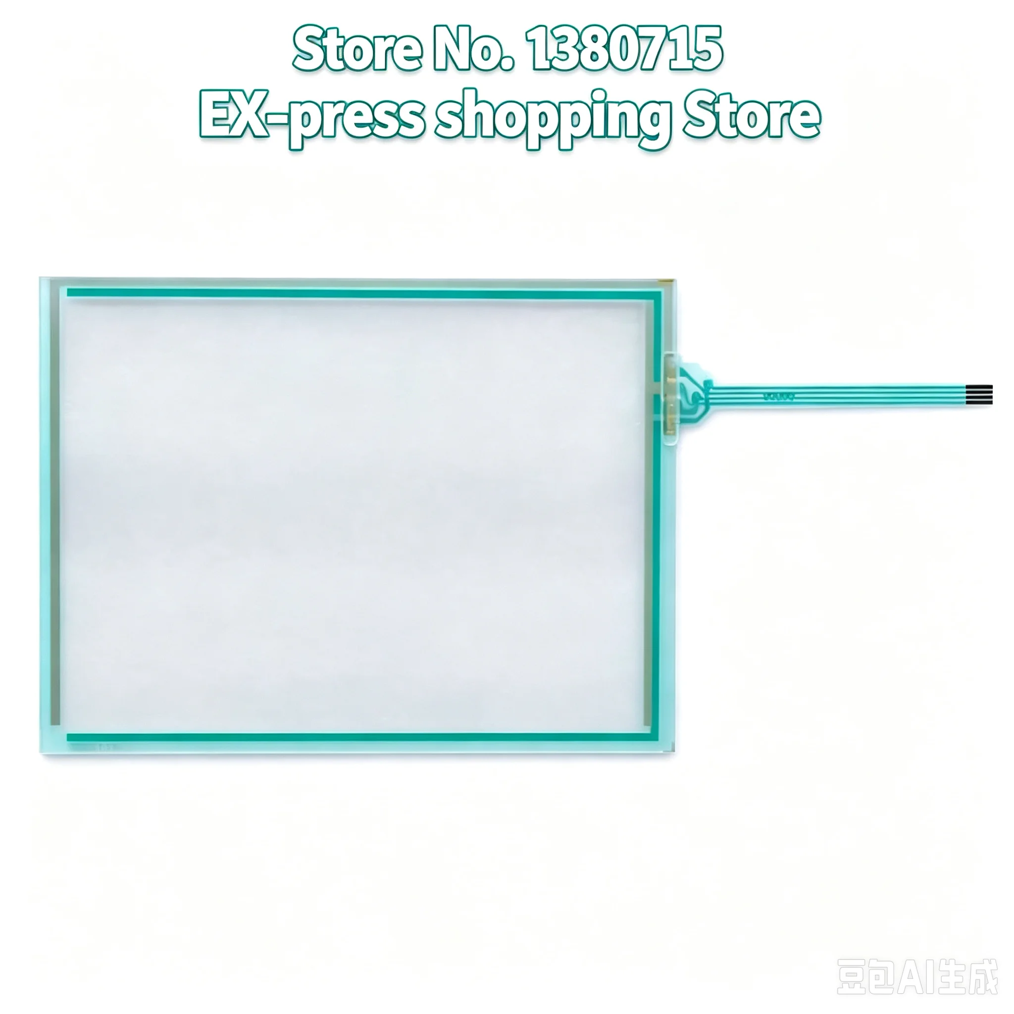 Touchpad Glass Assembly Fit for FT‑AS00‑5.7A‑083F Industrial Display Spare Part