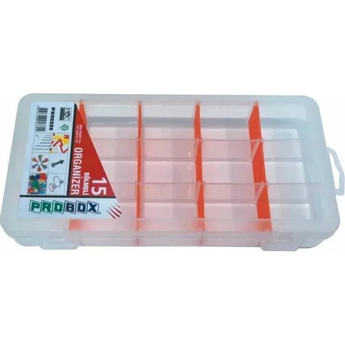 Probox 05335 Kunststoff Organizer Box (15 Fächer)