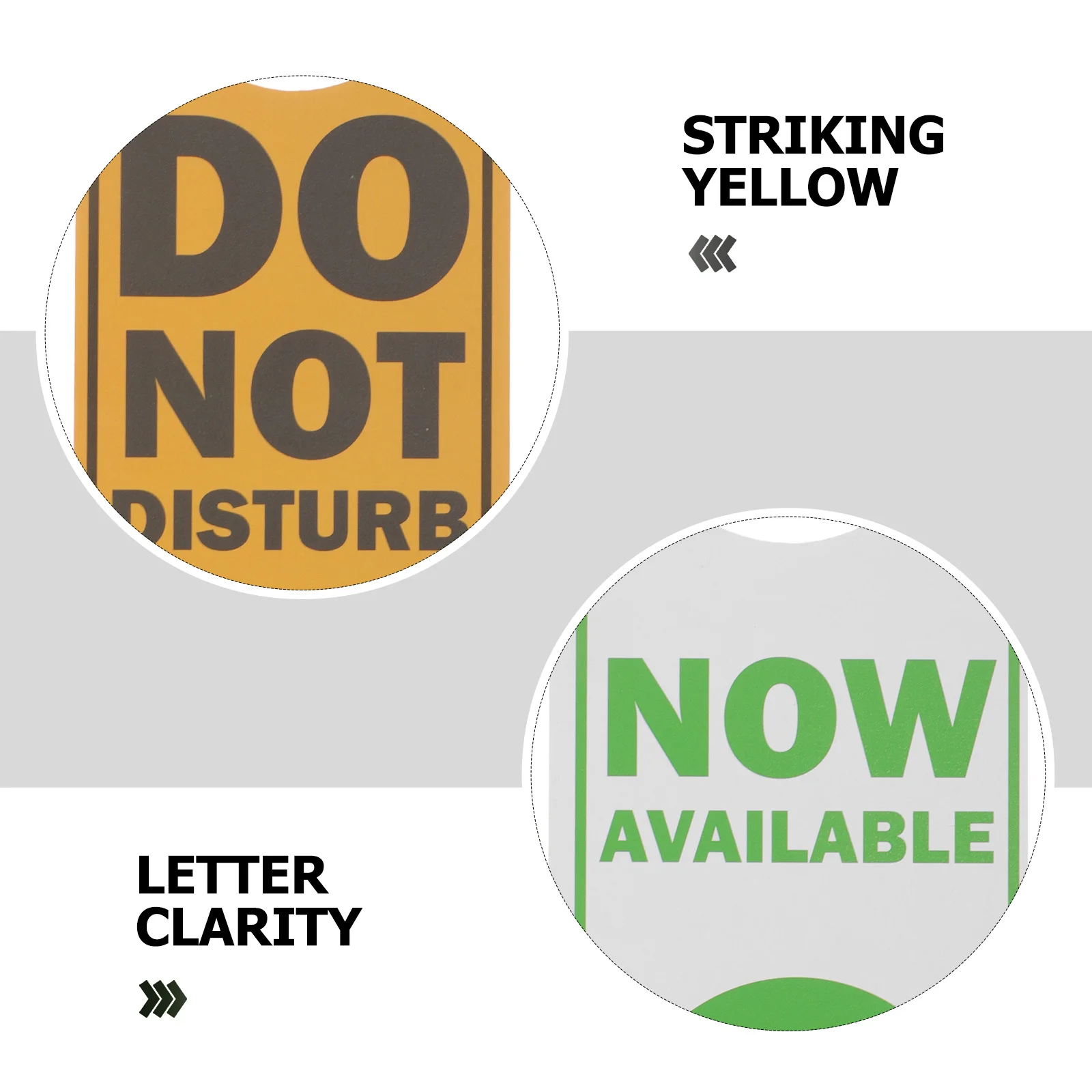 

SHINEOFI Do Not Disturb Sign Double Sided Door Hanging for Hotel Office Hospital Meeting Warning Knob Hanger Pendant