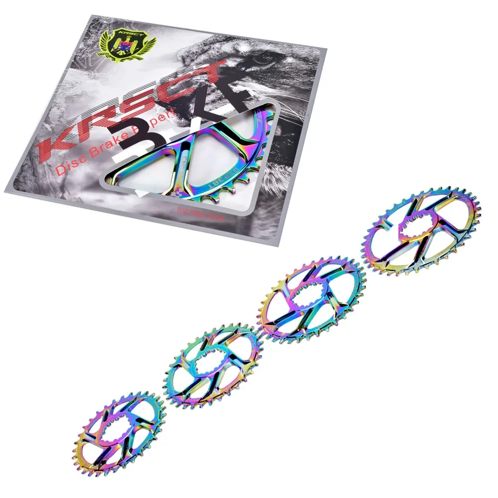 Colorful MTB Bicycle Chainwheel Narrow Wide Chainring 32T 34T 36T 38T For XX1 X9 XO X01 gx Eagle Rainbow NX Crankset - view 5