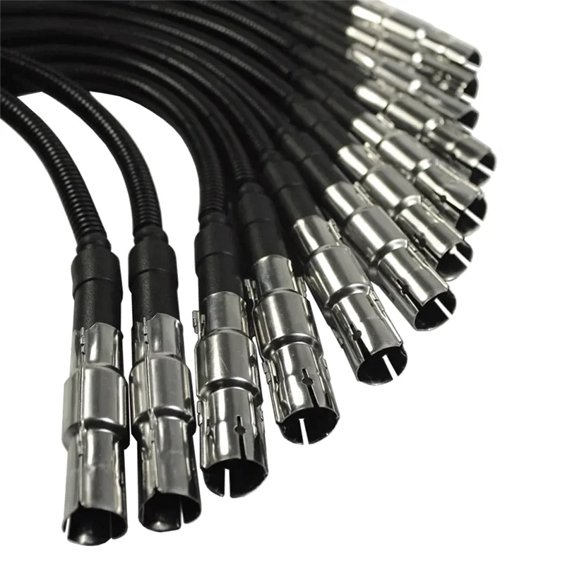 

12PC Spark Plug Wires Ignition Wire For Benz C E Class E320 W210 W203 W211 W220 W251 C240 C320 C55 1121500118 1121500218 Parts-A