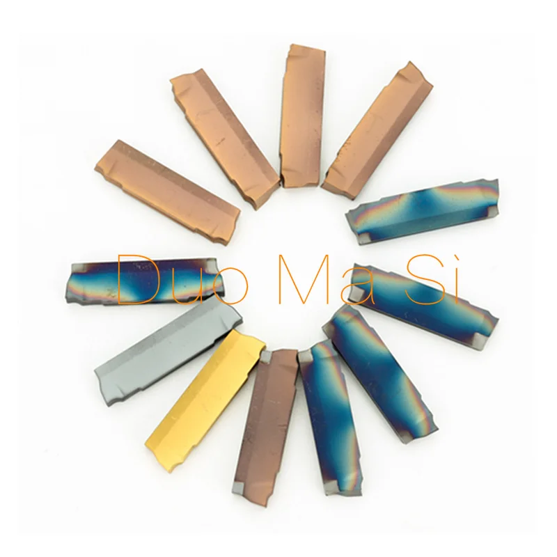 Imagem -04 - Carbide Insere Grooving Blade Cnc Cutter Tool para Aço Duro Mgmn Mggn300-j Mggn200 Mggn250 Mggn400 r8 Grau R15 l9 L-15