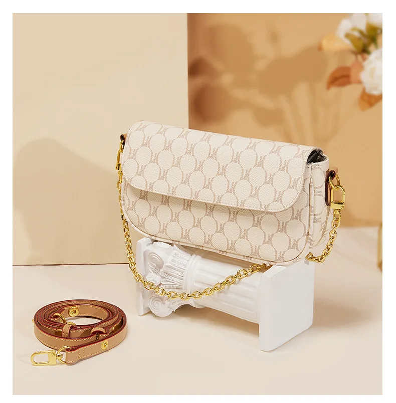 Fashion Versatile Chain Crossbody Bag Commuting Simple Shoulder Underarm Bag