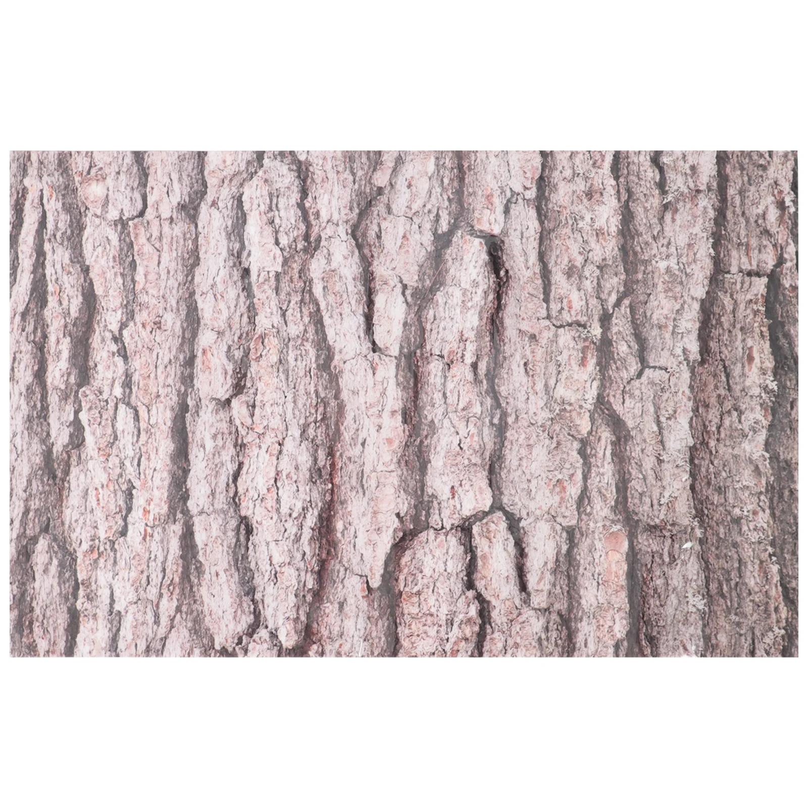 

Aquarium Background Tree Bark Pattern Fish Decor Sticker Waterproof Residue-Free Easy Apply Natural Look Aquarium Decorations