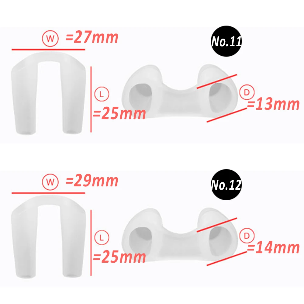Nasenlochhalter in 7 Größen, Nasenkorrektur, postoperativ, weicher Silikon-Nasenformer, sicher und bequem, Nasenhalter, Nasenstütze, Schönheit – Detail 11
