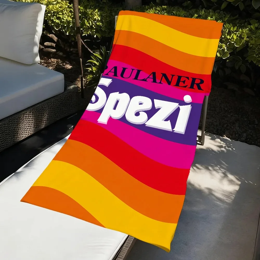 Soft P-Paulaner S-Spe-zi printed sports swimming towel, bathroom bath towel quick-dry soft microfiber beach towel, summer gift