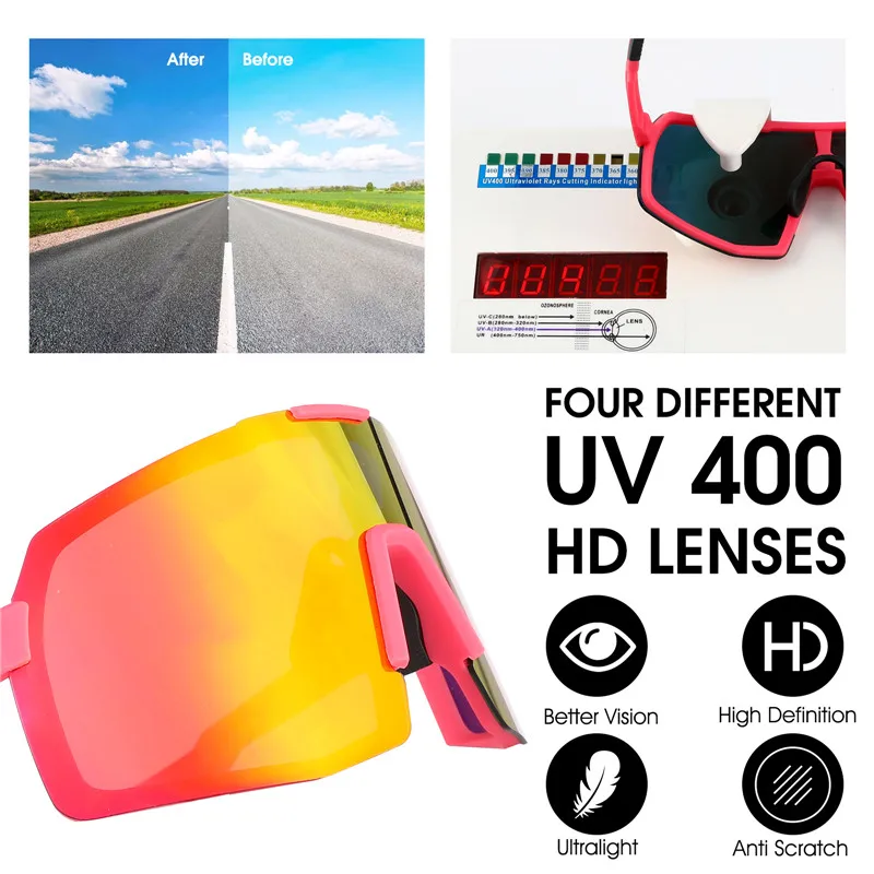 Cyclist Polarized Cycling Goggles Bicycle Eyewear Road Bike MTB Outdoor Sport Sunglasses Protection Glasses Windproof Gafas image 4