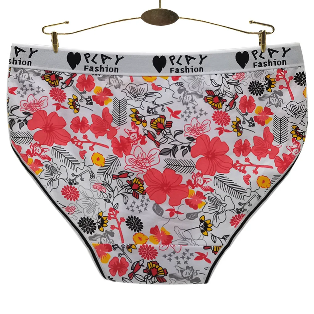 Hot Selling 1pc/Lot 2XL/3XL/4XL Cotton Briefs Mummy Plus Large Size Lady Panties Big Yards Women Underwear Waist 89642