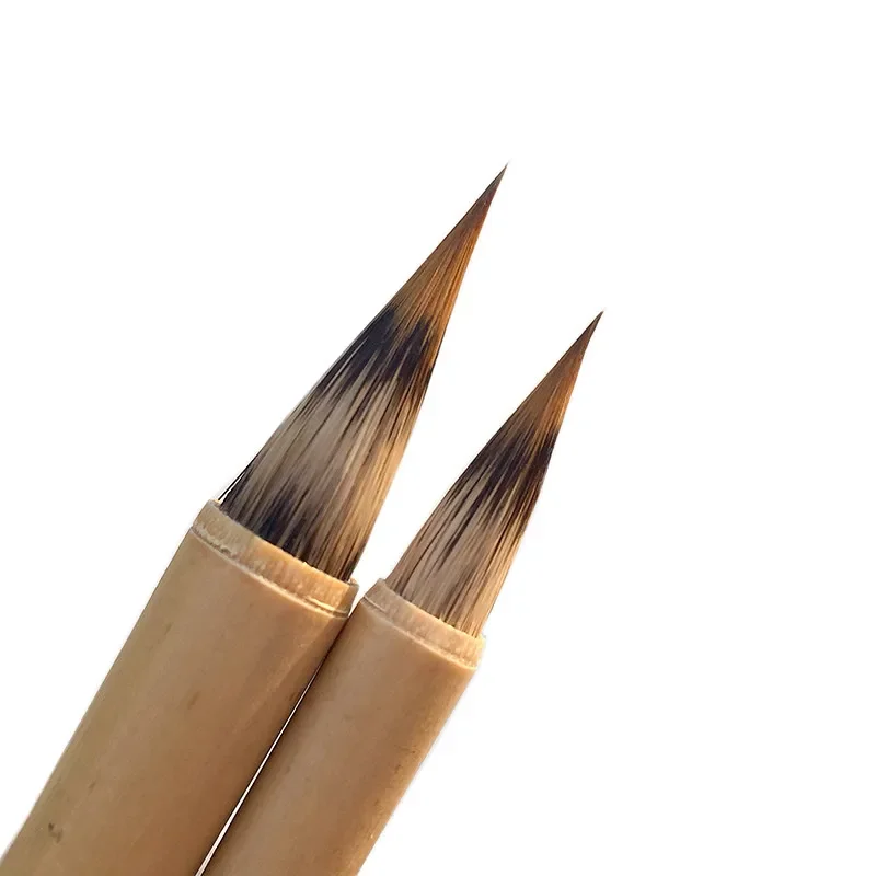 Rabbit Mixed Hair Calligraphy Brush Ling Copying Scriptures Fei Jing Small Regular Script Writing Brush Watercolor Outline Pen