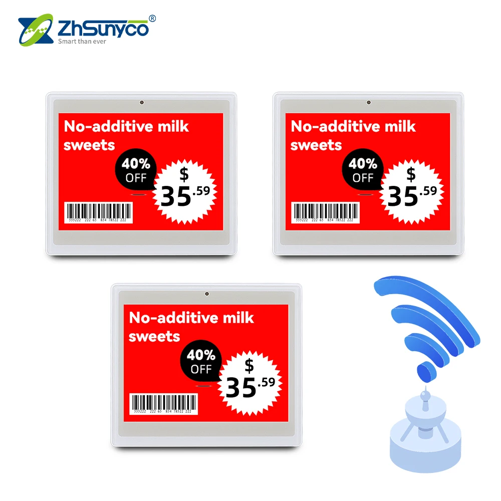 4.2 Inch Digital E Ink Price Tag Ble Display for Supermarket Store Energy Efficient Tagging Solution