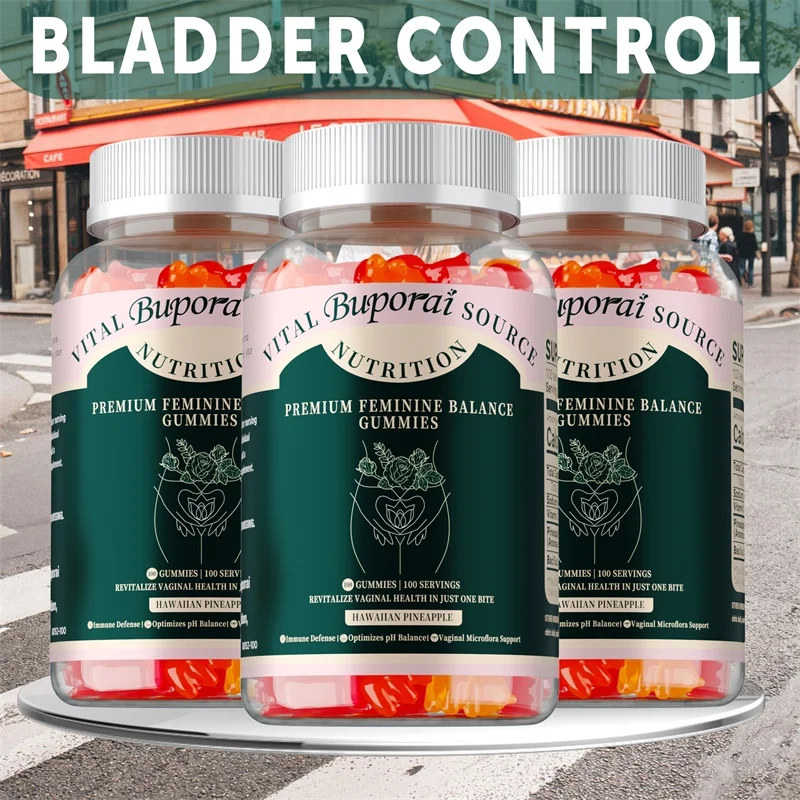 

Premium Feminine Balance Gummies - Regulate Physiological Balance, Promote Digestion, Enhance Immunity, Vaginal Health