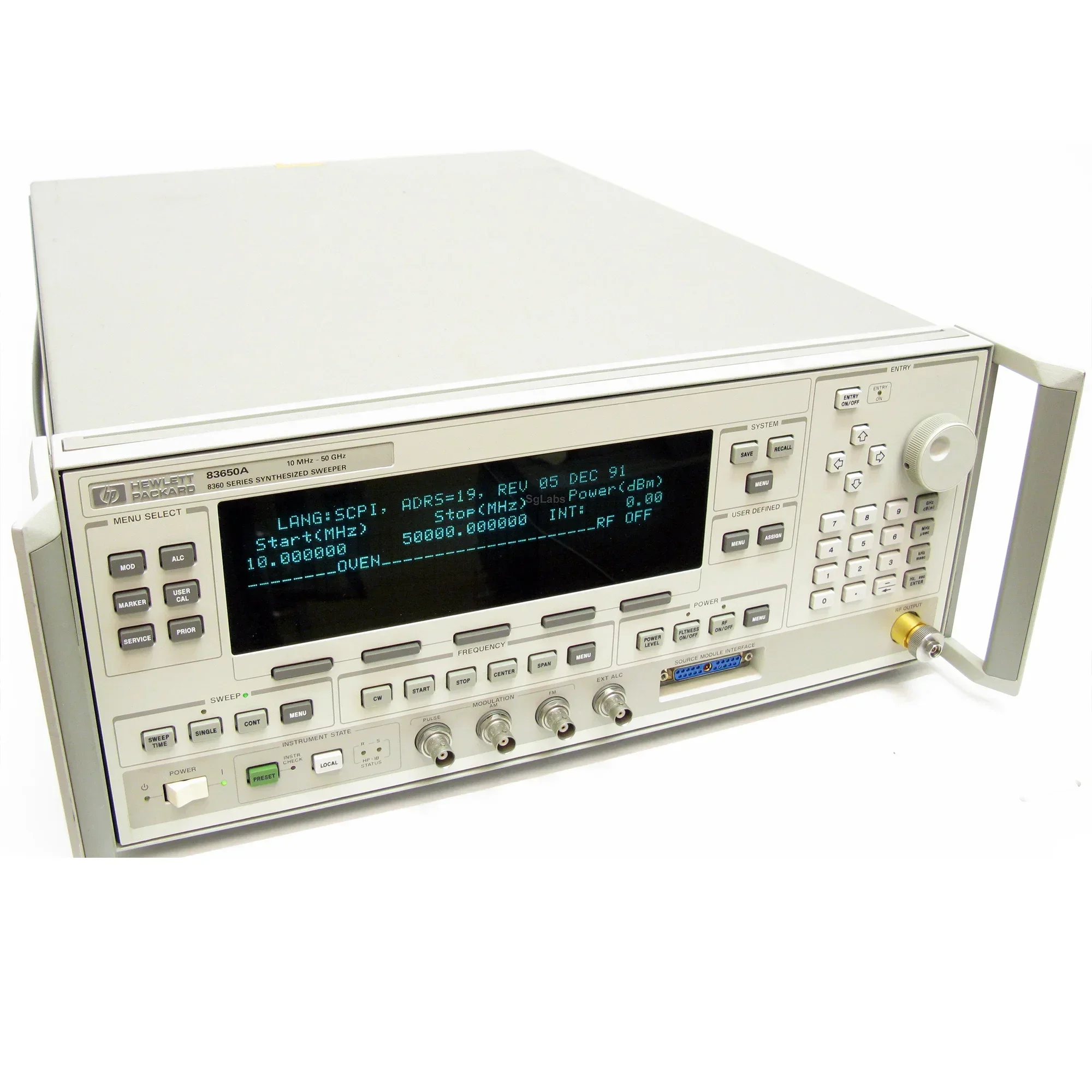 

Keysight Agilent 83640A 83650A 40G 50G High Frequency Signal Generator 10 MHz to 40 GHz In stock great price, shipping included.