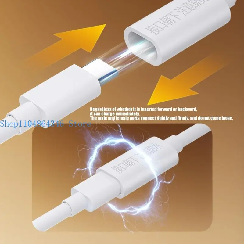 652F Type C Power Cord USB C Power Extension Wire for Digital Charging Solution in Harsh Condition 40/100/300/500/800/1000cm