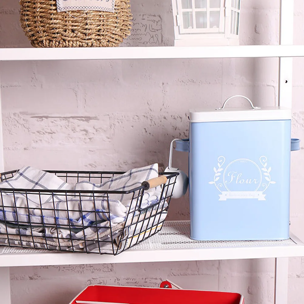 

Rice Storage Bucket Large Capacity Airtight Food Containers Kitchen Holder Flour Bucket 5L Household Storage Box