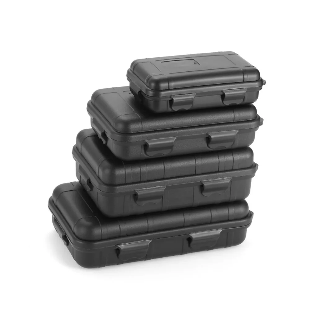 Caixa de kit de sobrevivência ao ar livre da ferramenta edc, caixa selada à prova de choque, resistente à pressão e à prova d'água, caixa de armazenamento de sobrevivência na selva