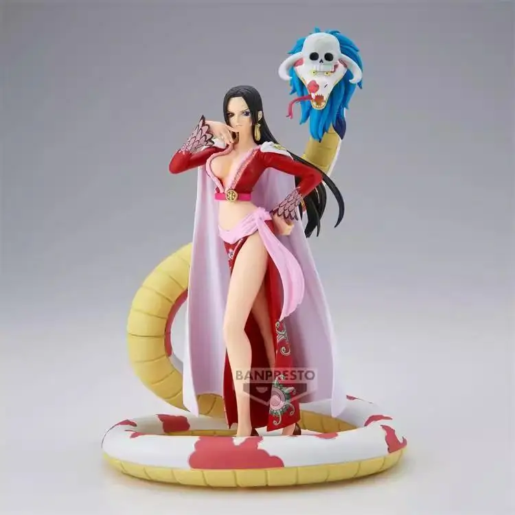 มีสินค้าในสต็อก ของแท้จาก Bandai Banpresto ฟิกเกอร์อนิเมะ ONE PIECE DXF โบอา แฮนค็อก โมเดลฟิกเกอร์ของเล่น