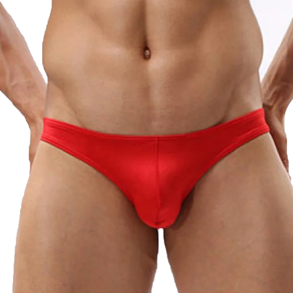 Mens Scrotum Bulge Pouch Jockstrap Briefs G String T-Back Panties Breathable Thong Gay Male Underwear U Convex Scrotum Pouch