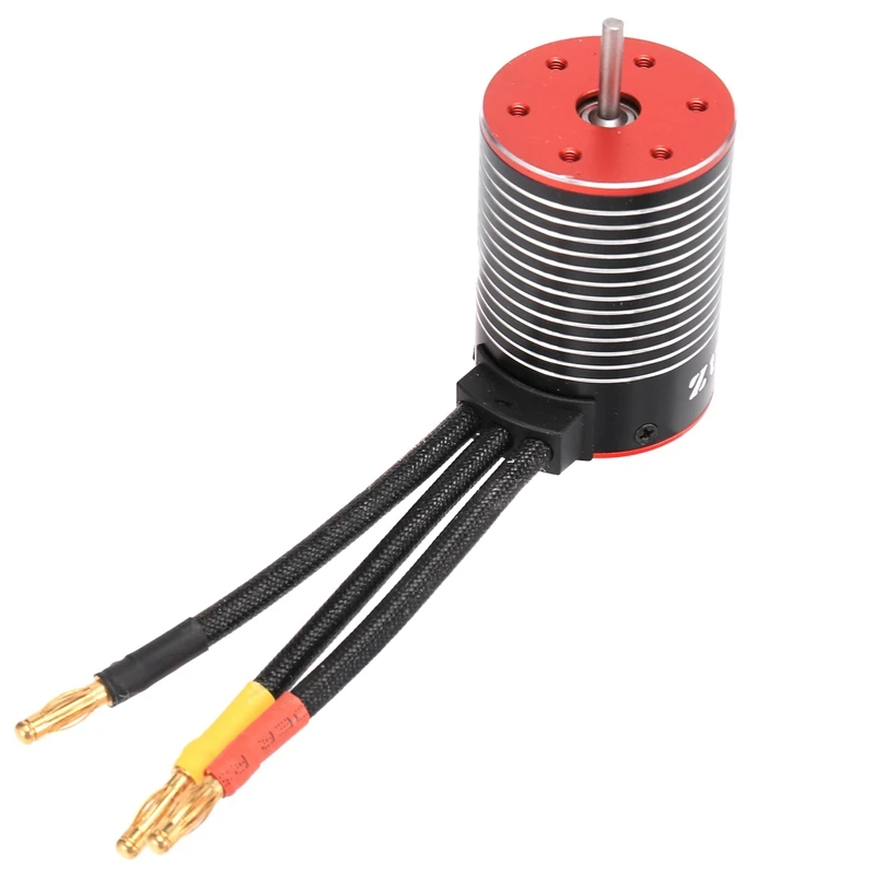 3650 3600KV Brushless Motor And 60A Brushless ESC Waterproof For 1:10 1/10 RC Truck Car Boat Model