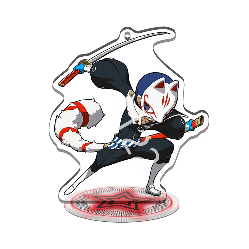 Anime Persona Acrylic mini Stand figure Stand Plate Cosplay Prop Decor Cartoons present Firend Christmas Gifts