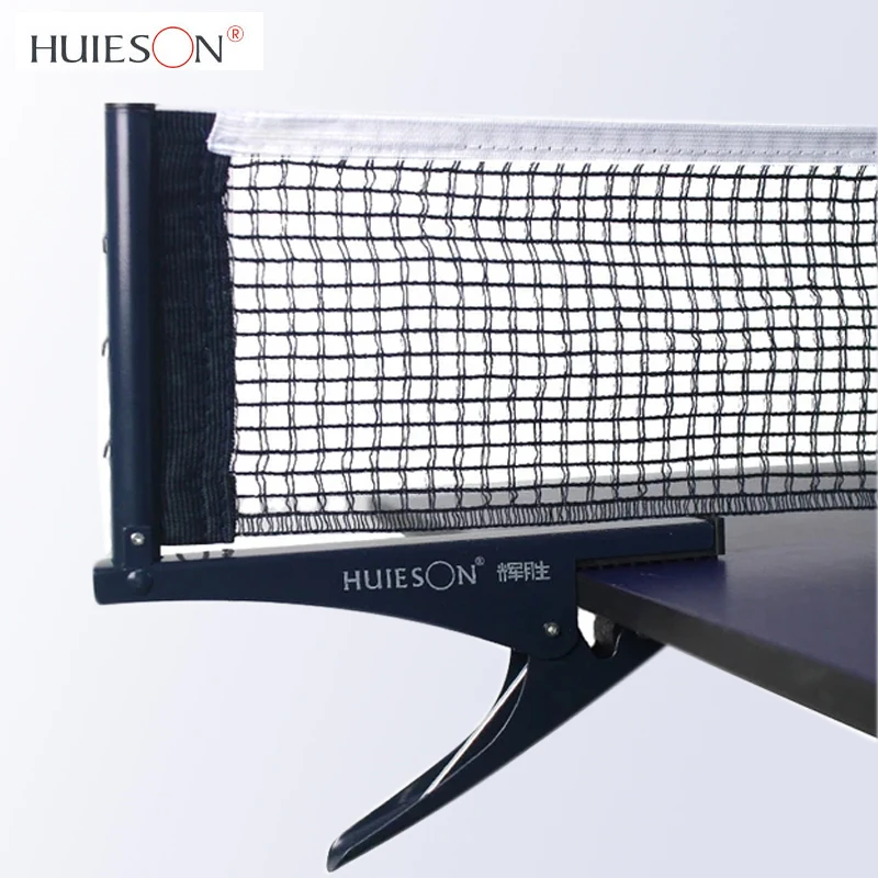 Table Tennis Clip-on/Screw Mesh Rack Set HUIESON Professional Ping Pong Rack with Ball Net Kit Accessories