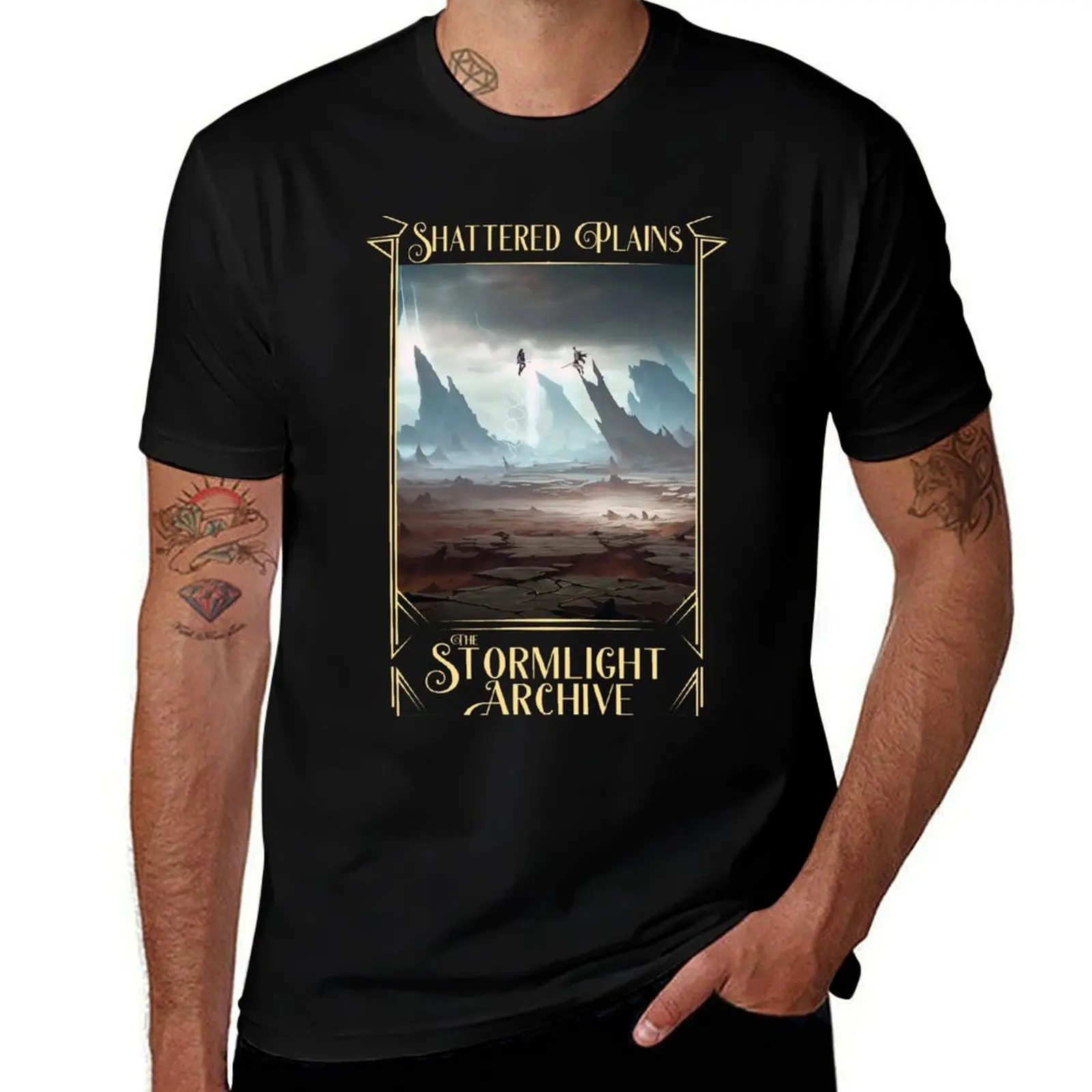 

Shattered Plains - Stormlight Archive T-Shirt boys animal print summer clothes plus size tops slim fit t shirts for men