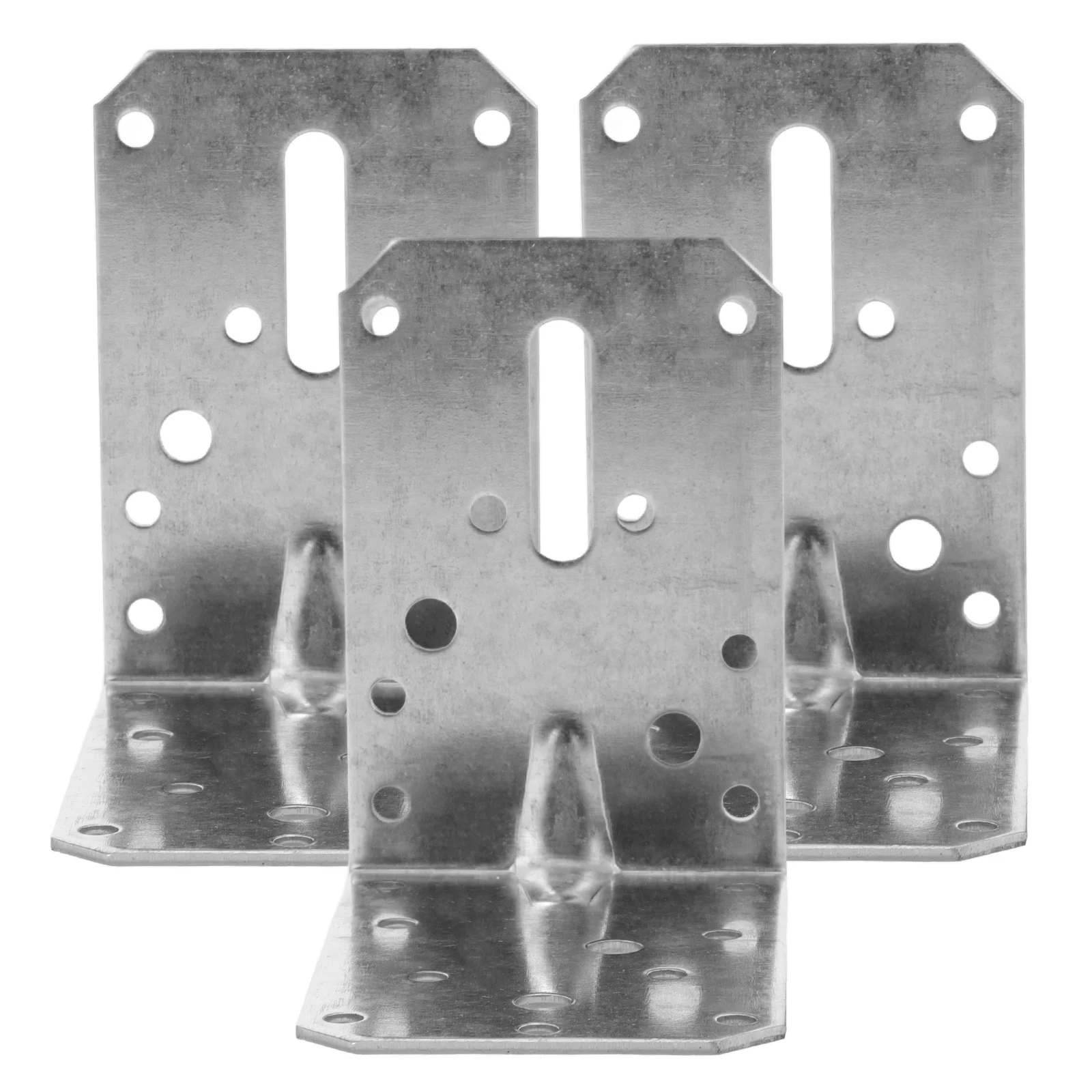 

10pcs Galvanized Corner Braces For Wood Corner Brackets Heavy Duty For Wood Cabinet Shelf Support Wall Mounting Fasteners