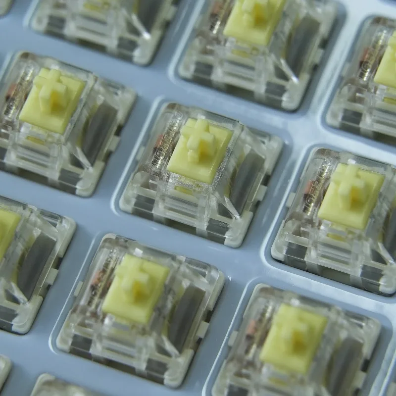 GATERON Jupiter Switch Banana 5 Pin SMD Light Yellow Double Stage Spring RGB Customized DIY Hot Swap Mechanical Keyboard Gaming