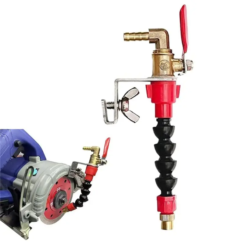 A58Z Dust Remover Water Sprayer Set for Cutting Machine, Brick Tile Cutting Machine Grinder with 16.4Ft Water Pipes US Plug