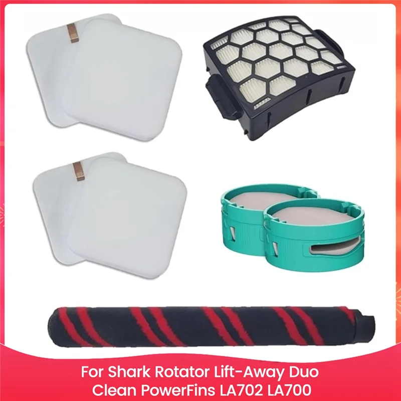 

ABRB-HEPA Filter Brush Roller Scent Accessories For Shark LA702 LA700 Upright Vacuum Cleaner Replacement Parts XHF320 XFFK32