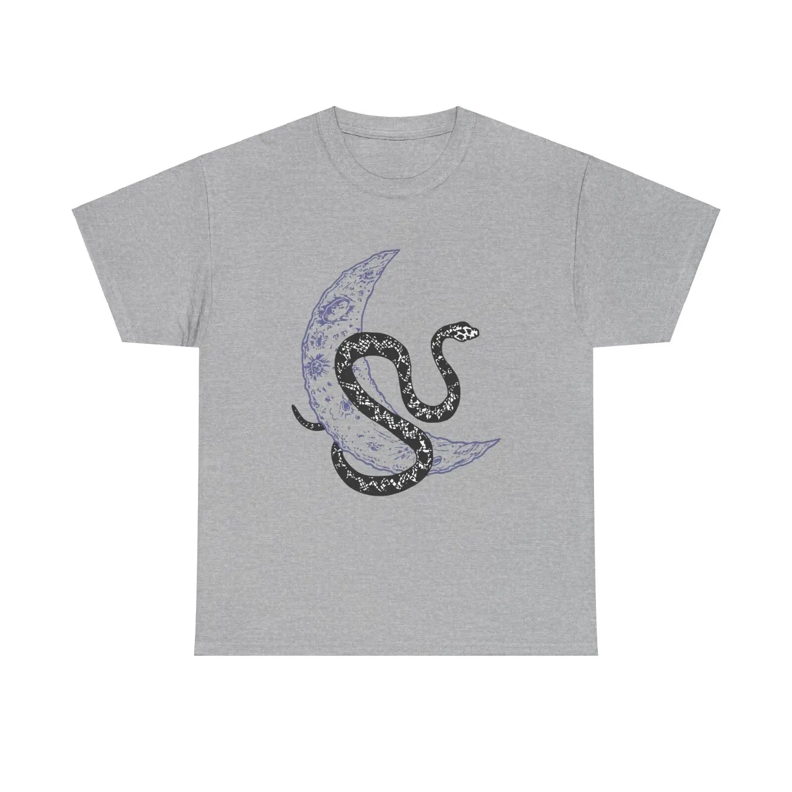 Moon Snake Mystic T-Shirt - cool celestial cosmic occult witch pagan boho hippie