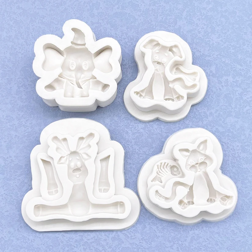 Affe Löwe Hase Elefant Giraffe Silikon-Zuckergussform Harzwerkzeuge Cupcake-Backform Fondant-Kuchendekorationswerkzeuge – Detail 15