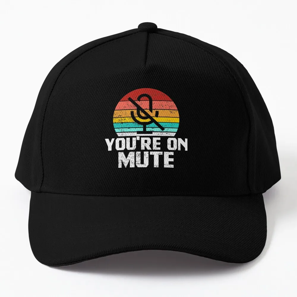 You're On Mute Baseball Cap Icon New Hat Gentleman Hat Hood Women's Beach Visor Men's