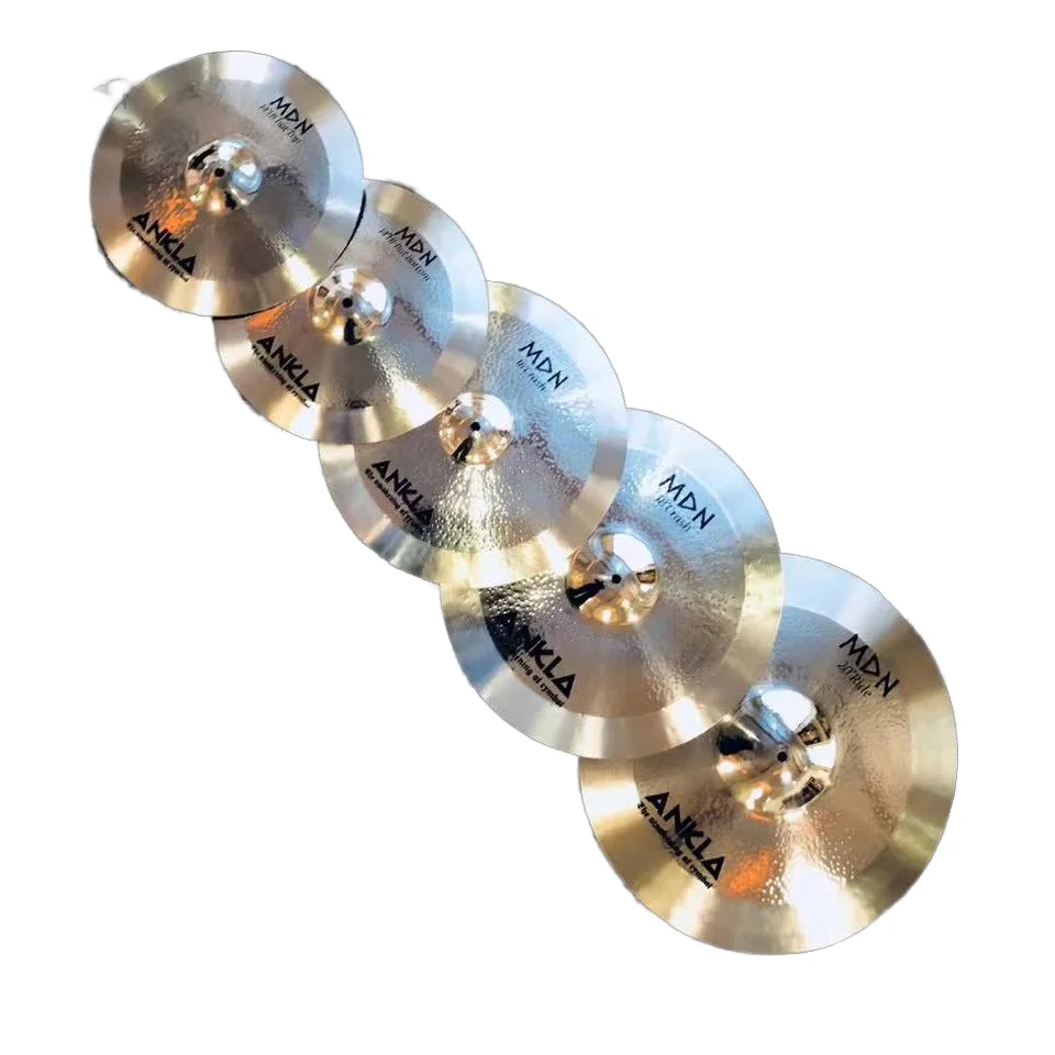 Professional B20 Cymbal 5-Piece Set Drummer Specific Excellent Tone Premium Musical Instrument Accessory