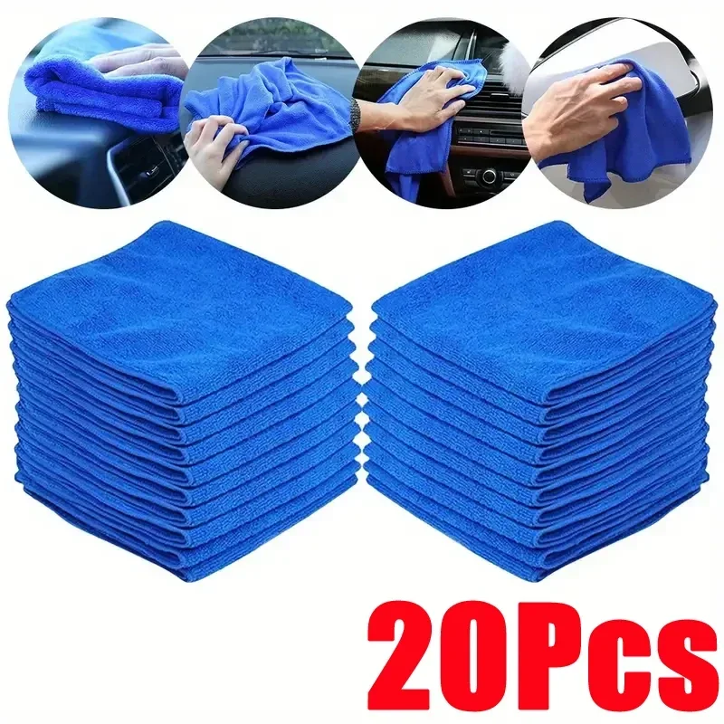 Microfibre Cleaning Auto Soft 20/1pcs Cloth Washing Cloth Towel Drying Duster Car Care Cloth Home Cleaning Micro Fiber Towels