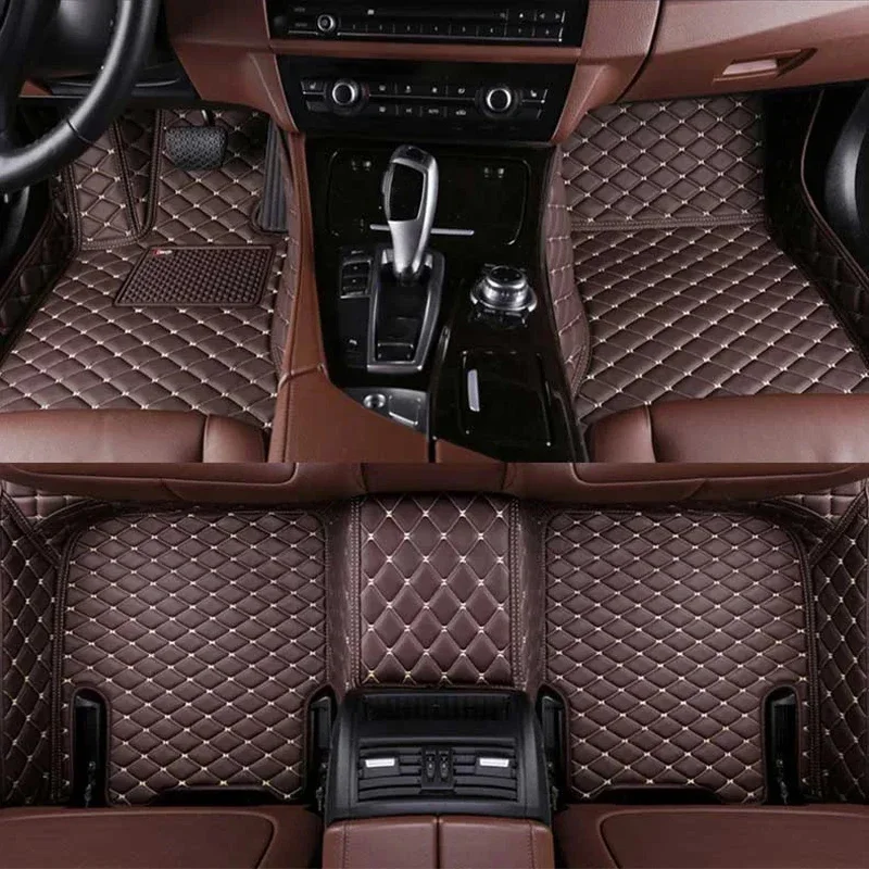 الحصير سيارة مخصصة لسيارات BMW M3 2013 2012 2011 2010 2009 اكسسوارات السيارات الداخلية وسادة للقدم تصفيف السيارة الجلود السجاد يغطي