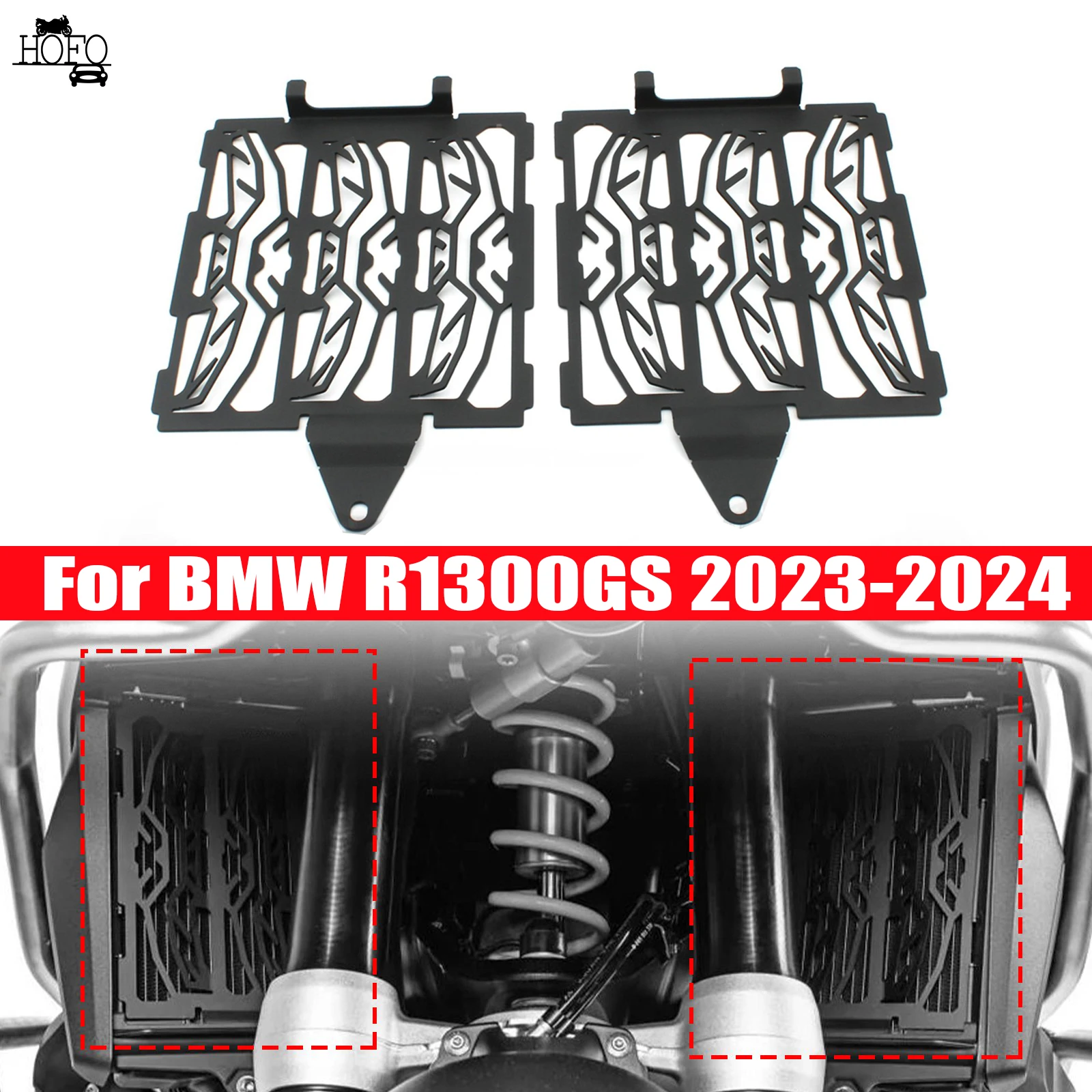 

Radiator Grille Guard Cover Protector Grill For BMW R1300GS R1300 GS GS1300 R 1300GS 2023 2024 Motorcycle Accessories