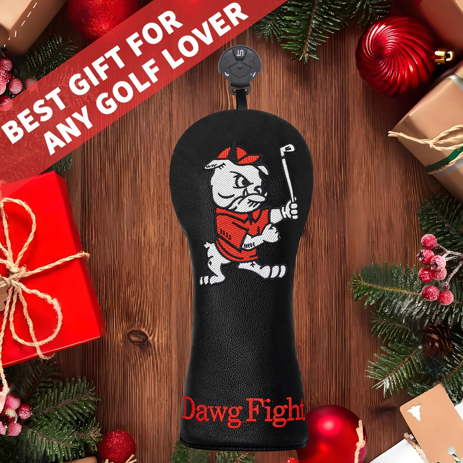 Pug Pattern Golf Head Covers, Durable And Stylish Golf Club Protector, Fits Driver Fairway Wood And Hybrid Clubs - view 5