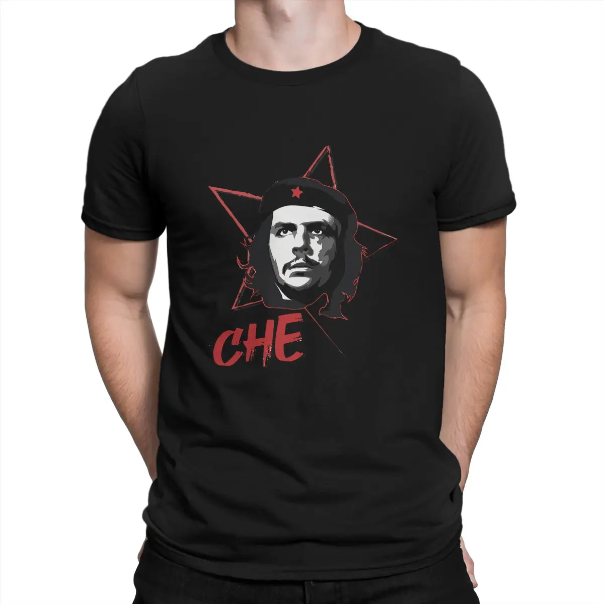 Che Guevara Classic Tshirt Homme Men\'s Tees Polyester T Shirt For Men