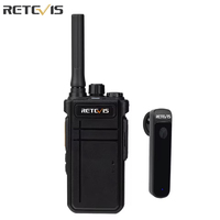 Retevis Walkie Talkie Bluetooth-Compatible RB637 PTT PMR446 FRS Two-way Radio Portable Radio Walkie-talkies for Hotel Restaurant