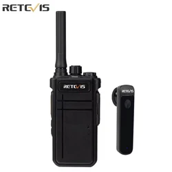 Retevis Walkie Talkie Bluetooth-Compatible RB637 PTT PMR446 FRS Two-way Radio Portable Radio Walkie-talkies for Hotel Restaurant