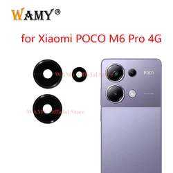 WAMY Arka Arka Kamera Cam Lens Değiştirme Xiaomi POCO M6 Pro 4G Yapışkanlı Etiket