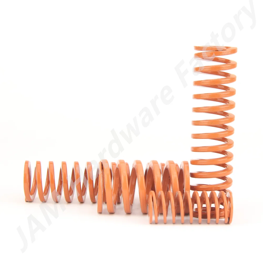 Outer Diameter 10.5~31mm Length 15~35mm Orange Coil Springs SWS Series Part of Specification